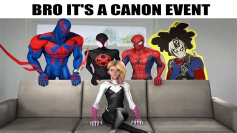 spiderman across the spider verse meme|The Best Gag in Spider